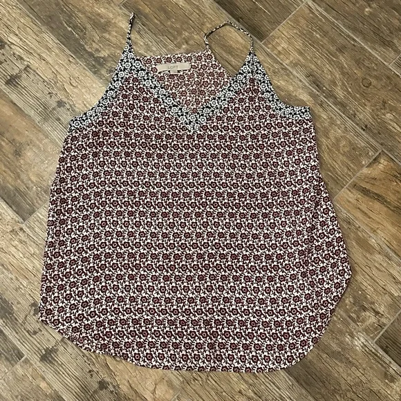 Ann Taylor Loft Patterned Shell - Picture 4 of 11